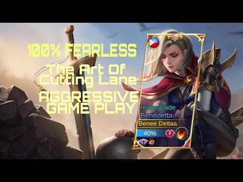 Benedetta 100% fearless rotation | Art of cutting lane