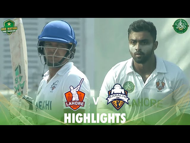 Full Highlights | Lahore Region W vs Karachi Region W | Day 3 | Match 13 | #QeAT 2023/24 | M1U1A