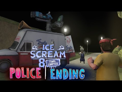 🍦[IS8] ICE SCREAM 8🍨. Police Ending 🔫 Fanmade animation 🍦
