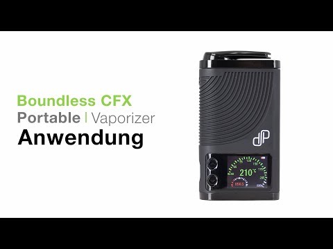 Boundless CFX Vaporizer Verdampfer Anwendung - TVape