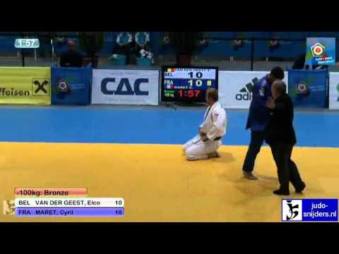 Elco van der Geest (BEL) - Cyril Maret (FRA) [-100kg] bronze