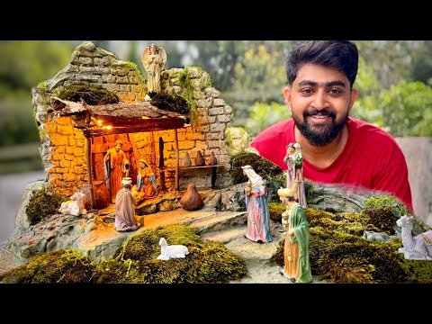 Italian Style Christmas Nativity Scene | Christmas Crib Making Ideas