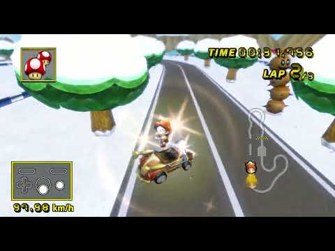 【CTGP 200cc Kart Legacy WR】 Snowy Circuit (v1.6) (Normal) - 01:04.500 - 7κ◇友