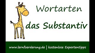 Substantiv | Nomen | Namenwort | Hauptwort