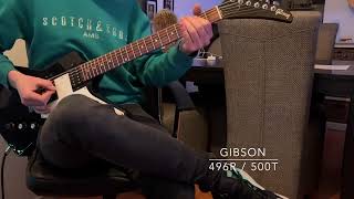 Video thumbnail for EMG HET SET vs GIBSON 496R / 500 T by Bob van Lieshout