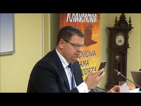 XXVI Sesja RG Widuchowa (22.02.2018) - Przewodniczacy Kosmalski przerywa obrady wobec braku quorrum