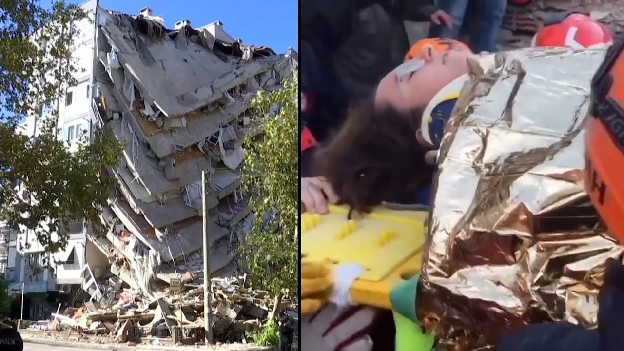 Teen and Dog Saved From Rubble After Turkey Earthquake
