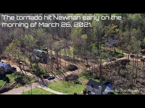 Newnan Georgia Tornado Damage March 26, 2021