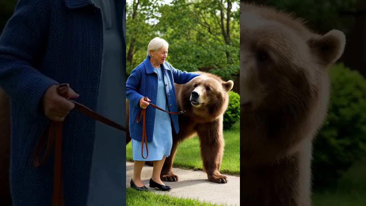 Бабка и медведь