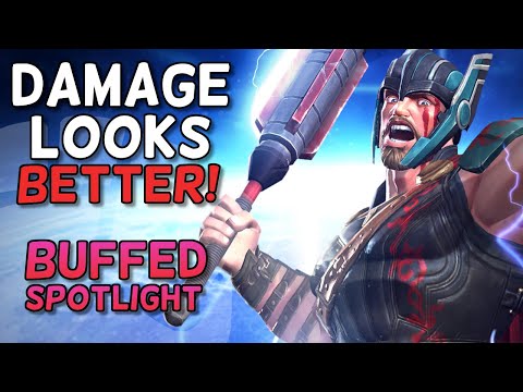 BUFFED! Impressive Improvements to The Damage for Thor Ragnarok | Marvel Contest of Champions
