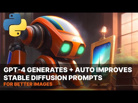 GPT 4 auto generates Stable Diffusion prompts and auto improves them from user feedback
