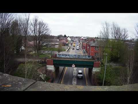 Glazebrook Junction to Skelton Junction. Part 1 Glazebrook to Cadishead Viaduct.