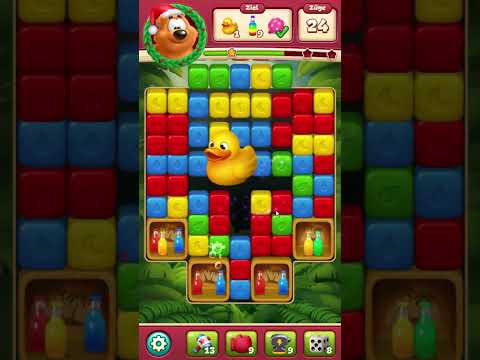 Toon Blast Level 98 no booster [Gameplay Walkthrough] optimized for smartphones [Peak]