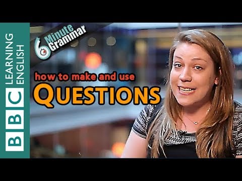 問問題--6分鐘文法 (Asking Questions - 6 Minute Grammar)