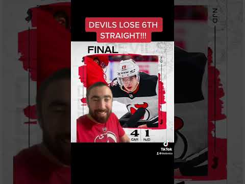 Devils lose to Hurricanes 4-1 dropping their 6th STRAIGHT game!!