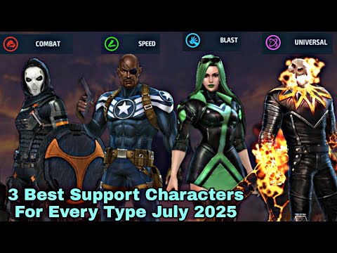 3 Best Support Characters For Every Type July 2025 - Marvel Future Fight