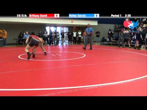 69 KG R1 - Brittany David (Lindenwood) vs. Heiley Garcia (OKCU Gator)