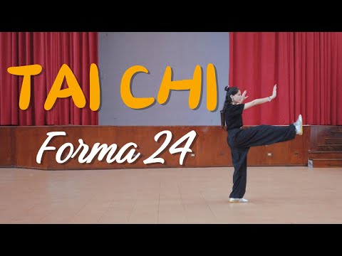 TAI CHI forma 24 Estilo Yang | Vista de Frente y Espaldas