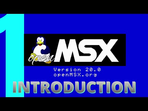 openMSX 20.0 tutorial: 1. Introduction