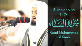 Download lagu Surah anNisa - Raad Muhammad al Kurdi mp3 Download lagu Surah anNisa - Raad Muhammad al Kurdi mp3