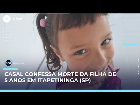 Mãe e padrasto confessam assassinato de menina de 5 anos em Itapetininga (SP) | #SBTBrasil