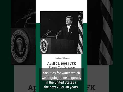 Apr. 24, 1963 - JFK Hits Wall Street Journal on "Apathy" Question