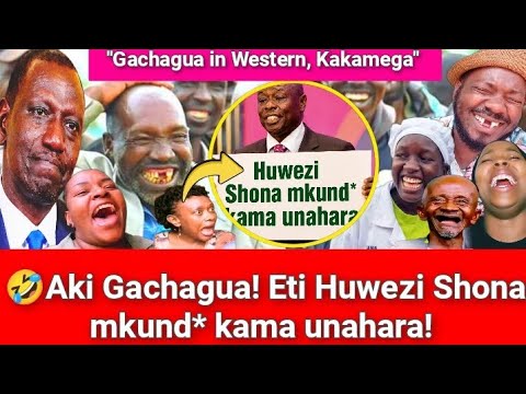 🤣💥WAAH! Gachagua showing Kasongo Bad Things pulling a Huge Crowd pale Kakamega! Kasongo ni WANTAM 😂