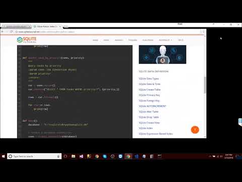 Python And Sqlite Playground Sqlite Part 2