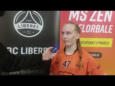 Ohlasy | MČR Dorostenek 2025 | FBC Liberec vs. Bulldogs Brno | Barbora Janošová