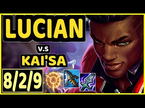 RULER (LUCIAN) vs KAI'SA - 8/2/9 KDA BOTTOM ADC GAMEPLAY - KR Ranked GRANDMASTER