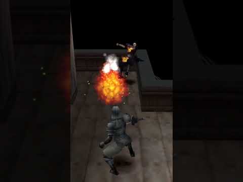 Battle with Onikage 👺👹 Tenchu 1 - PS1 (Retro Game) #shorts