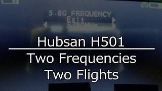 Hubsan H501 - Why FPV frequency selection is critical.