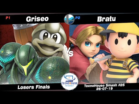 TecnoHouse #25: RT+ Griseo (King Dedede, Dark Samus) vs SU:/ Bratu (Young Link, Ness) - Loser Finals