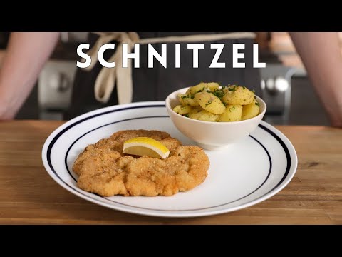 Crispy Pork Schnitzel With Bavarian Potato Salad