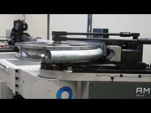AMOB CH 120 CNC bending machine bending 3.5" EMT Conduit - 4.0" OD x .083" wall x 18.625" CLR