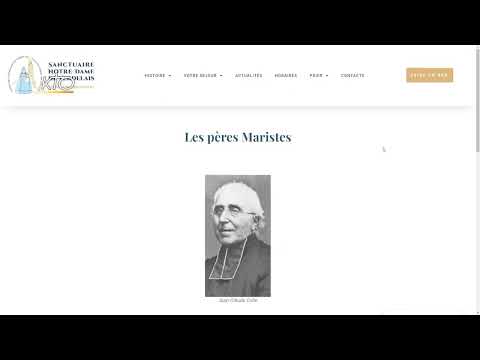 Le site web du Sanctuaire Notre-Dame de Verdelais