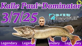 Kalle Paul the Dominator the Norway Legendary Fish this Week 3/7/25 | Call of the Wild: The Angler