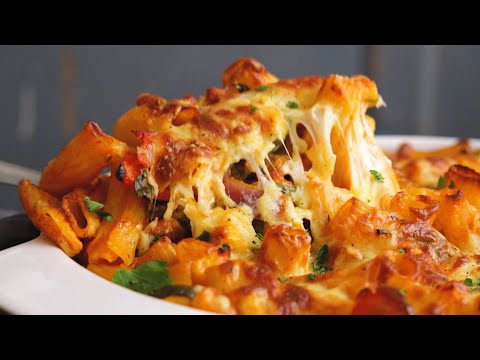 Vegetable Pasta Bake tasty, filling comfort food