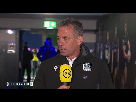 Glasgow Warriors coach Franco Smith reacts to win over Emirates Lions, George Horne's historic try