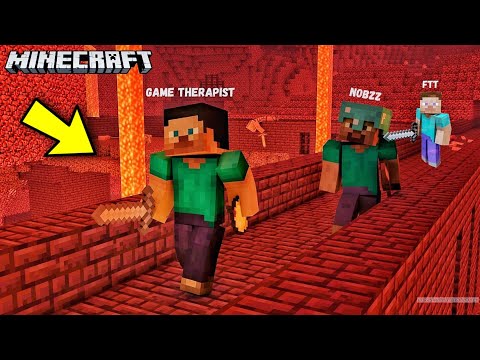 GAME THERAPIST - We DIED in Nether 😂 [Funny] MINECRAFT!!!! MALAYALAM