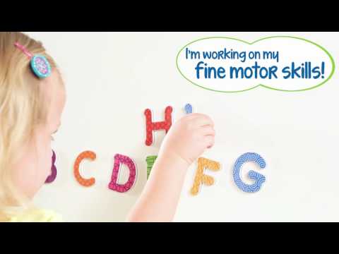 Slide 7 - Magnetic Uppercase & Lowercase Letters, 82 pieces (video)