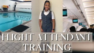I went back to FLIGHT ATTENDANT TRAINING...