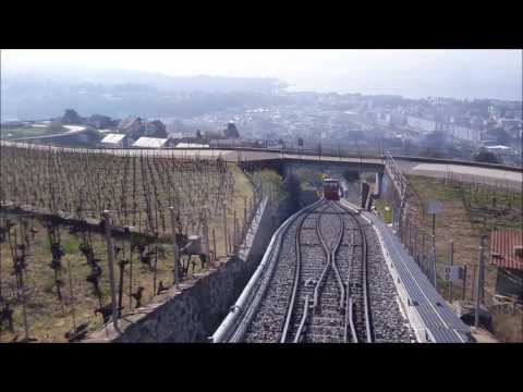 From Vevey to Mont Pelerin with the Funiculaire