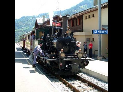 060 With the Breithorn to the Matterhorn - BVZ Steam - Stunning film of little steam engine