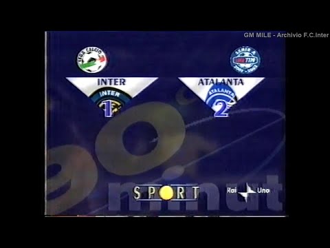 2001-02 (30^ - 07-04-2002) INTER-Atalanta 1-2 [L.Sala,Vieri,Berretta] Servizio 90°Minuto Rai1