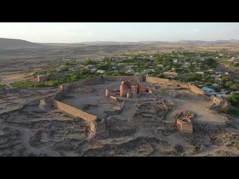 Dashtadem Fortress Aerial Drone shot : Aragatston Region : Armenia Hidden Gems.