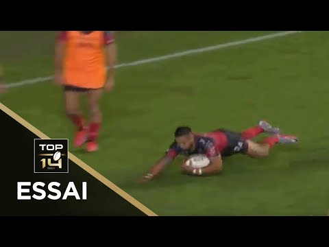 TOP 14 - Essai de Duncan PAIA'AUA (RCT) - Toulon - Castres - J6 - Saison 2020/2021