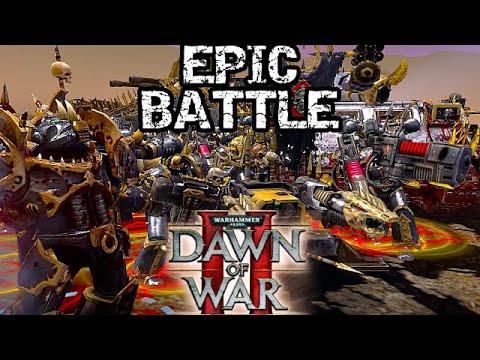 Epic Battle: Iron Warriors vs Imperial Fists! - Astartes Mod | WH 40K: Dawn of War 2: Retribution