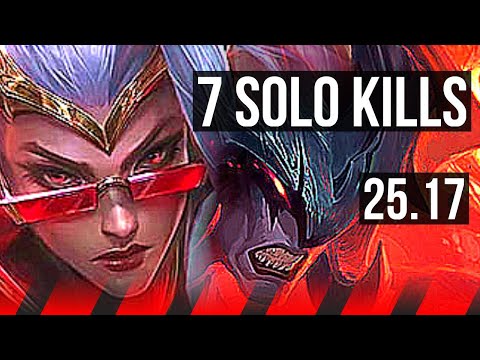 VAYNE vs AATROX (TOP) | 7 solo kills, 65% winrate | EUW Challenger | 25.17
