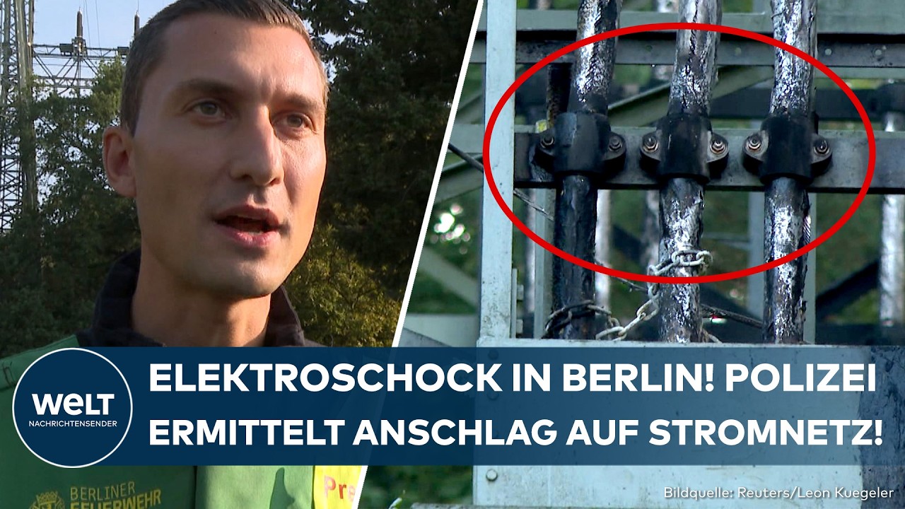 BERLIN: Mutmaßlicher Brandanschlag auf Stromnetz! Polizei nimmt Linke ins Visier! Was wir wissen